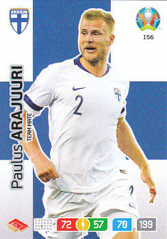 Paulus Arajuuri Finland Panini UEFA EURO 2020#156